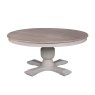 Georgia 6 Person Round Dining Table Grey & Oak