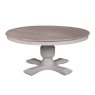 Georgia 8 Person Round Dining Table Grey & Oak