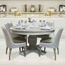 Georgia 8 Person Round Dining Table Lifestyle