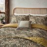 Morris & Co Artichoke Reversible Double Duvet Cover Set Charcoal & Mustard