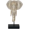 Elephant Head Ornament Large Gold