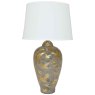 Ashford Lamp Large Grey With White Shade