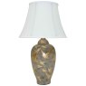 Ashford Table Lamp Small Grey With White Shade