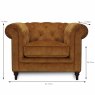 Filippo Armchair Leather Category 13(S) Measurement