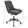 Benton Office Chair Fabric Charcoal Measurement