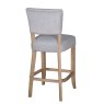 Duke High Barstool Fabric Light Grey