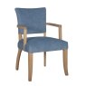 Duke Armchair Fabric Blue