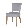 Duke Dining Chair Fabric Grey