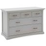 Turner 3+2 Drawer Chest of Drawers Painted Grey