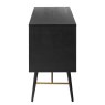 Barcelona 4 Drawer Sideboard Black & Copper