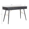 Barcelona 2 Drawer Console Desk Black and Copper