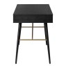 Barcelona 2 Drawer Console Desk Black and Copper