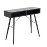 Barcelona Console Table Black and Copper