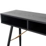 Barcelona Console Table Black and Copper