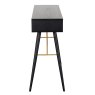 Barcelona Console Table Black and Copper