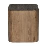 Manly Side/Lamp Table Cashew Front View