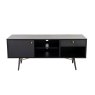 Barcelona TV/Entertainment Unit Black & Copper