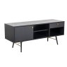 Barcelona TV/Entertainment Unit Black & Copper