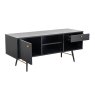 Barcelona TV/Entertainment Unit Black & Copper