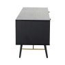 Barcelona TV/Entertainment Unit Black & Copper