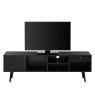 Barcelona TV/Entertainment Unit Black & Copper