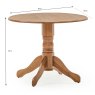 Brecon 4-6 Peron Dining Table With Extension Leaf Honey