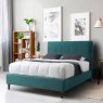 Leah Double (135cm) Bedstead Fabric Green Lifestyle