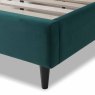 Molly King (150cm) Bedstead Fabric Green Leg