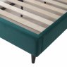 Molly King (150cm) Bedstead Fabric Green Slats