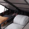 Molly King (150cm) Ottoman Bedstead Fabric Champagne Close Up