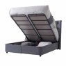 Molly Double (135cm) Ottoman Bedstead Fabric Grey Open