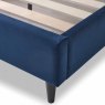 Leah Super King (180cm) Bedstead Fabric Blue Leg