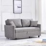 Dunrobin 2 Seater Sofa Bed Fabric Charcoal Side Profile
