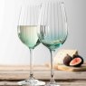 Galway Crystal Erne Wine Glasses Aqua (Set Of 2) Lifestyle