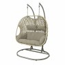 Palermo 2 Person Hanging Outdoor Egg Chair Sand Cutout