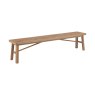 Galway Bench Oak  200cm Angled