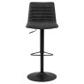 Kimmy High/Low Gas Lift Bar Stool Fabric Anthracite