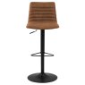 Kimmy High/Low Gas Lift Bar Stool Fabric Camel