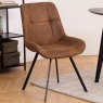 Waylor Dining Chair Fabric Camel Lifestyle