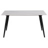 Wicklow 4-6 Person Dining Table Ceramic White  140x80cm