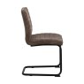Zola Dining Chair Brown Side View