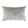 Scatter Box Maze Cushion 35cm x 50cm Silver 