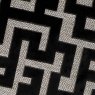 Scatter Box Maze Cushion 58cm x 58cm Black Pattern
