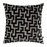 Scatter Box Maze Cushion 43cm x 43cm Black 