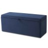 Billie Storage Ottoman Fabric Blue