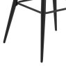 Ayla High Bar Stool Fabric Light Grey Legs