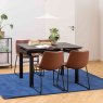 Huddersfield 4-6 Person Extending Dining Table Black Lifestyle