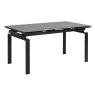 Huddersfield 6-8 Person Extending Dining Table Black