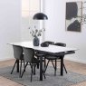 Huddersfield 4-6 Person Extending Dining Table White Lifestyle