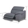 Felicia Modular 1.5 Seater Sofa With 1 Electric Recliner Arm RHF Leather BX